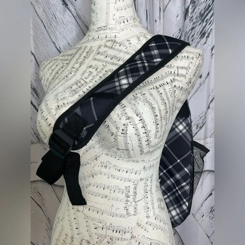 THIRTY-ONE Backpack Sling Style Camera & Laptop Bag Plaid